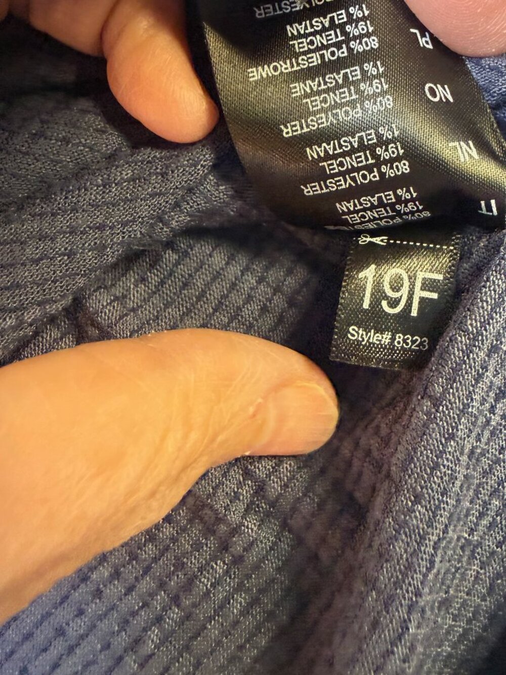 KÜHL Women’s Short Sleeve Tencel Henley Medium Blue Heather EUC - Picture 6 of 10